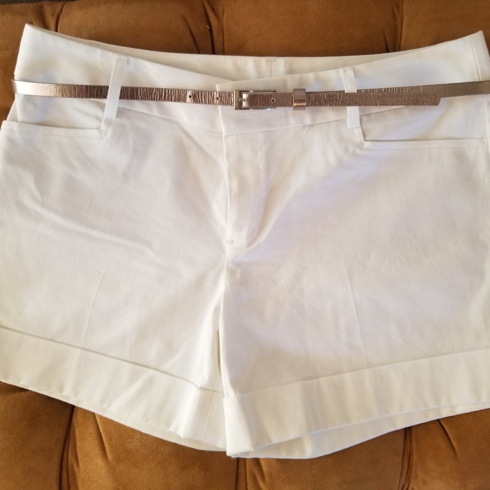 Express White Shorts